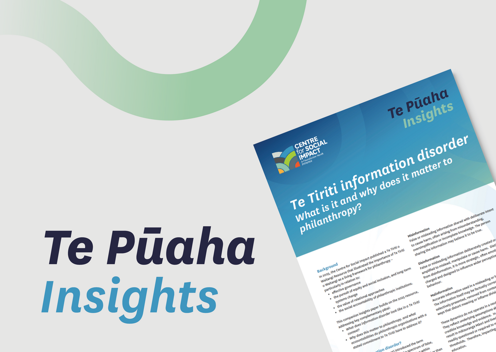 Te Tiriti information disorder