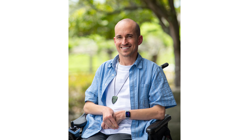 Red Nicholson is a long-suffering Warriors fan, recovering media studies teacher, and proud disabled person. His mahi at The D*List fosters a social change kaupapa working to transform attitudes to disability in Aotearoa. Red’s work is driven by a vision for a just and restorative Aotearoa, underpinned by Te Tiriti o Waitangi, where all people are valued and resourced to live extraordinary lives. He lives in West Auckland with his wife and three children.